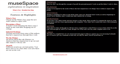 Desktop Screenshot of musespace.com