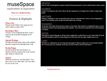 Tablet Screenshot of musespace.com